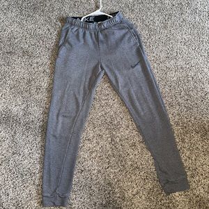 (2/$15) Grey Nike Therma Performance Jogging Pants - sz Men S